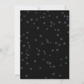 Chic Winter Bow Martini Ein Tini Bisschen Älterer Einladung (Rückseite)