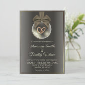 Chic Winter Weihnachtsfeier Einladung (Stehend Vorderseite)