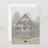 Chic wir bewegten Imitate Vellum-Effekt-Foto beweg Ankündigungspostkarte (Vorne/Hinten)