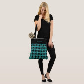 Chic Wirbel Mit Monogramm Tote Bag Tasche (Am Model)