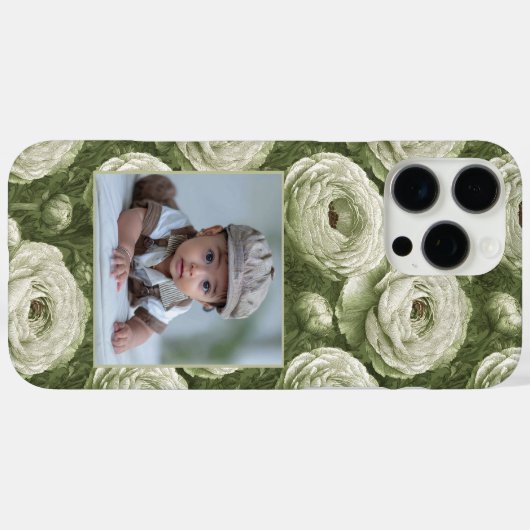 Chic Women Gift Ranunculus Custom Case-Mate iPhone Hülle (Rückseite (Horizontal))