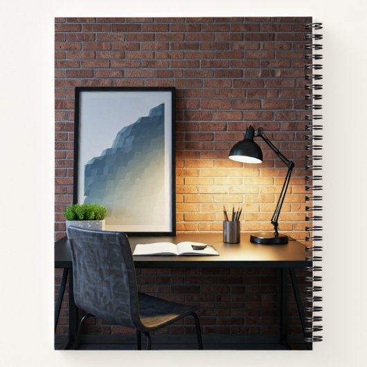 Chic Workspace Design Notizblock (Rückseite)