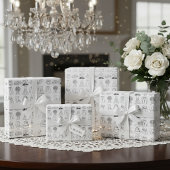 Chic Wrapping Paper "Just Married" Geschenkpapier