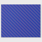 Chic Wrapping Paper: Plum, Blue und Navy Chevrons Geschenkpapier (Flach)