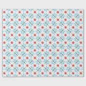 Chic Wrapping Paper: Water Lilies and Dragonflies Geschenkpapier (Flach)