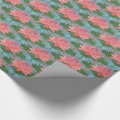 Chic Wrapping Paper: Water Lilies and Dragonflies Geschenkpapier (Ecke)