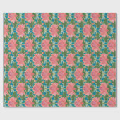 Chic Wrapping Paper: Water Lilies and Dragonflies Geschenkpapier (Flach)