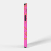 Chic Yellow Bee Monogram Case-Mate iPhone Case Hülle (Rechte Seite)