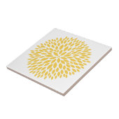 Chic Yellow Floral Fliese (Seite)