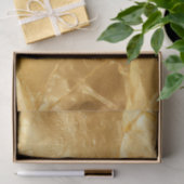 Chic Yellow Glam Wedding Seidenpapier (Geschenk)