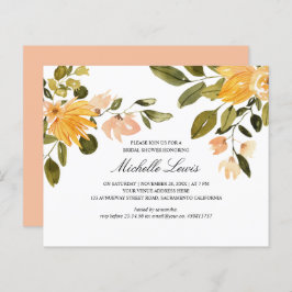 Chic Yellow green floral Wedding Brautparty