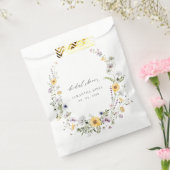 Chic Yellow Lilac Wildblume Wreath Brautparty Geschenktütchen (Versiegelt)