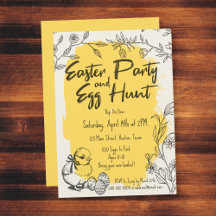 Chic Yellow Oaster Party & Ei Hunt