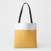 Chic Yellow Tile Art Muster Farbblock Tasche (Vorderseite)