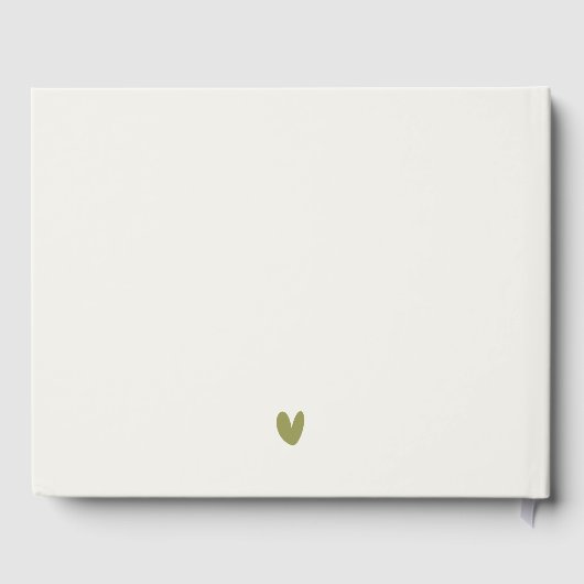 Chic Yosemite National Park CA Wasserfarbenhochzei Gästebuch (Rückseite)