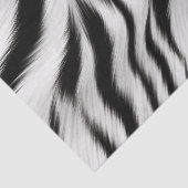Chic Zebra Animal Print Brautparty Seidenpapier (Detail)