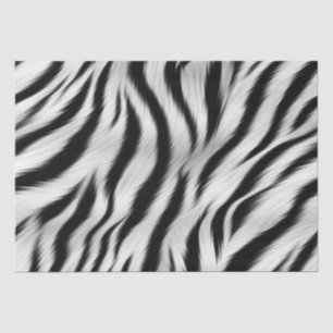 Chic Zebra Animal Print Brautparty Seidenpapier
