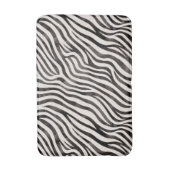 Chic Zebra Print Bath Mat Badematte (Vorderseite Vertikal)