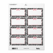 Chic Zebra Print Boutique Light (Vorne)