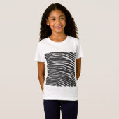 Chic Zebra Print T-Shirt (Vorne ganz)