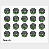 Chic Zebra Sweet Sixteen Sticker (Blatt)