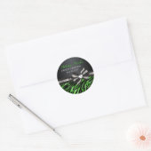 Chic Zebra Sweet Sixteen Sticker (Umschlag)