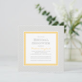 CHIC ZICKZACK| BRIDAL SHOWING INVITATION EINLADUNG (Stehend Vorderseite)