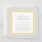 CHIC ZICKZACK| BRIDAL SHOWING INVITATION EINLADUNG (Vorderseite)