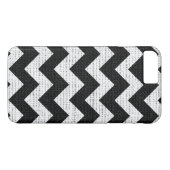 Chic Zickzack Burlap Rustic #45 Case-Mate iPhone Hülle (Rückseite (Horizontal))