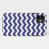 Chic Zickzack iPhone 5 Fall-Marine und Weiß Case-Mate iPhone Hülle (Rückseite (Horizontal))