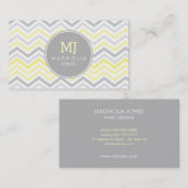 Chic-Zickzack moderne berufliche Geschäfts-Karte Visitenkarte (Vorne/Hinten)