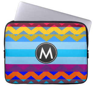 Chic Zickzack Stripes Muster #8 Laptopschutzhülle