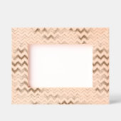 Chic Zigzag Stripes Geätzte Rahmen (Vorderseite)