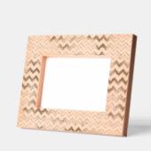 Chic Zigzag Stripes Geätzte Rahmen (Links)