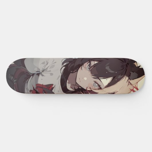 Chica Cat II, vintage Skateboard (Horizontal)
