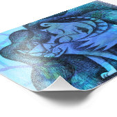 Chica con su gato fotodruck (Ecke)