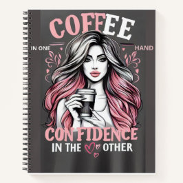 Chica del café notizblock