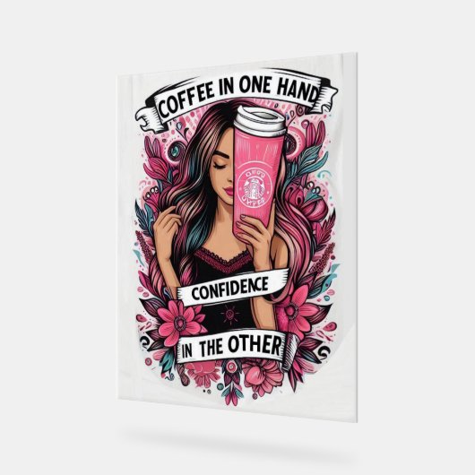 Chica perfecta acrylschild (Winkel)