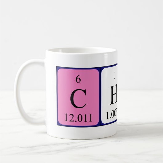 Chica Periodenname Tasse (Links)