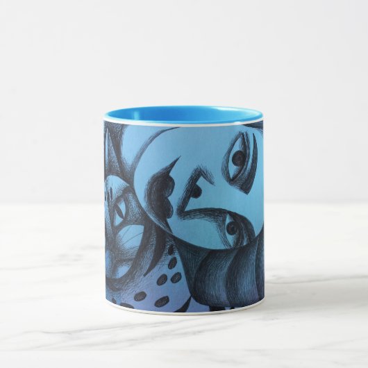 Chica y su gato tasse (Zentrum)