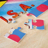 Chicago 11x14 farbenfrohes Postkarten-Puzzle Puzzle (Seite)