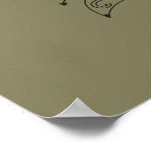 Chicago 1837 Vintag Poster (Ecke)