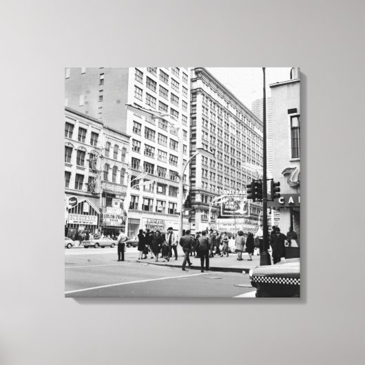 Chicago 1967 Staat und Theater Leinwanddruck (Vorderseite)