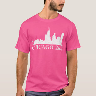 Chicago 26 2 Laufmarathon Illinois Marathonläufer T-Shirt