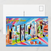Chicago 5x7 große Postkarte (Vorne/Hinten)