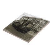 CHICAGO 63RD UND WESTERN 1952 TROLLEY ART SEPIA FLIESE (Seite)