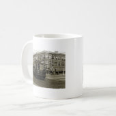 CHICAGO 63RD UND WESTERN 1952 TROLLEY ART SEPIA KAFFEETASSE (Vorderseite Links)