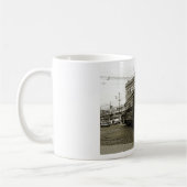 CHICAGO 63RD UND WESTERN 1952 TROLLEY ART SEPIA KAFFEETASSE (Links)