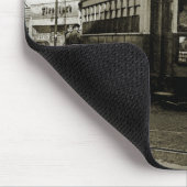 CHICAGO 63RD UND WESTERN 1952 TROLLEY ART SEPIA MOUSEPAD (Ecke)