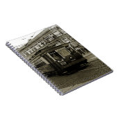 CHICAGO 63RD UND WESTERN 1952 TROLLEY ART SEPIA NOTIZBLOCK (Rechte Seite)